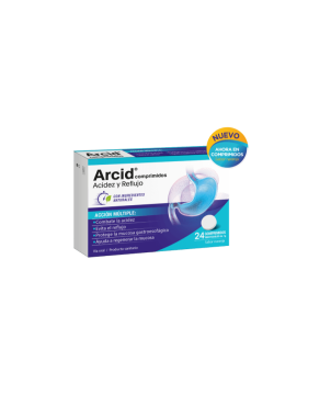 ARCID 24 COMPRIMIDOS MASTICABLES SABOR NARANJA